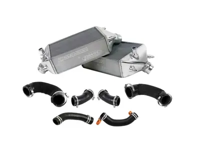 High Performance Aluminium Intercooler and Pressure Pipe Kit. Porsche 991.2 turbo - 99111064080, 99111063980 - 8166